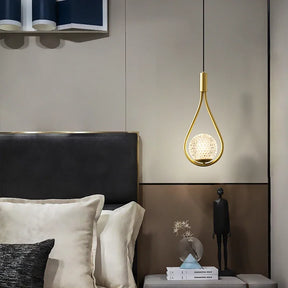 Pendente LED Gota para Quarto