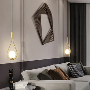 Pendente LED Gota para Quarto