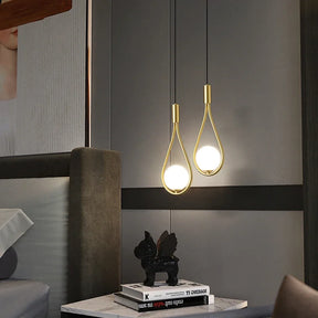 Pendente LED Gota para Quarto