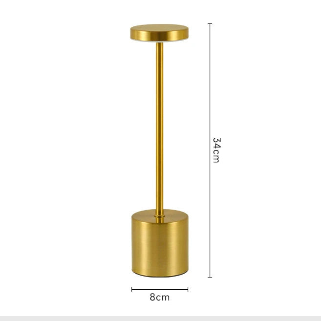 Luminária de Mesa LED USB Recarregável com Sensor de Toque