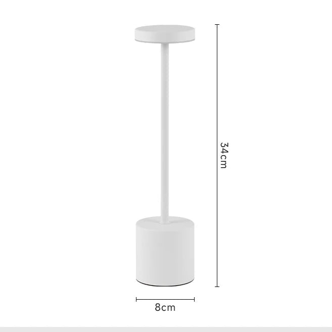 Luminária de Mesa LED USB Recarregável com Sensor de Toque