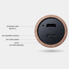 Luminária de LED Com Sensor de Movimento