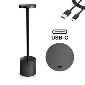 Luminária de Mesa LED USB Recarregável com Sensor de Toque